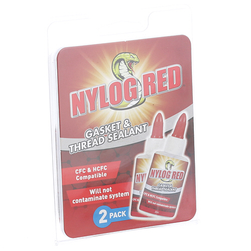 (image for) Refrigeration Technologies RT200RP GASKET & THREAD SEALANT NYLOG RED 2/Pk